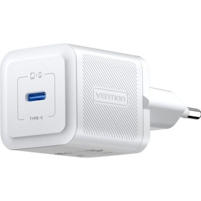 3. Vention USB-C 20W GaN Charger, White