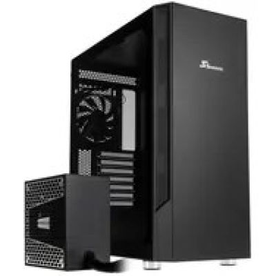 Seasonic Arch Q503 Midi Tower + CONNECT DGC-650 Gold Netzteil - black