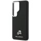 6. Karl Lagerfeld Saffiano KC Metal Logo MagSafe Case for Samsung Galaxy S26 Ultra, Black