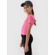 5. Girls' basic t-shirt top 4F 4FJWSS25TTSHF1852-54S