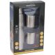 2. 1000ML TRAVEL THERMOS WITH 2 CUPS SILVER