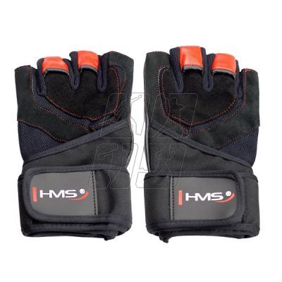 13. Black / Red HMS RST01 gym gloves