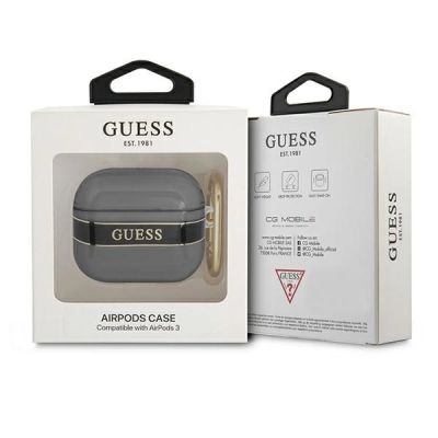 3. Guess GUA3HHTSK AirPods 3 cover black/black Strap Collection