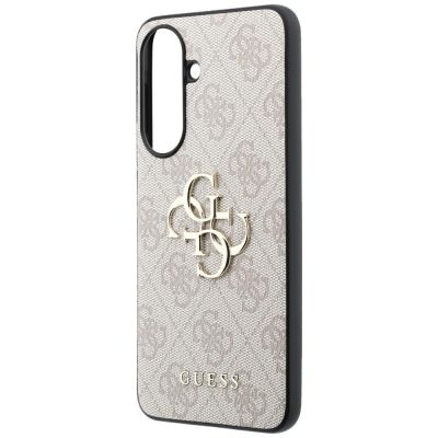 6. Guess Leather 4G Metal Logo Case for Samsung Galaxy A37 5G - Pink