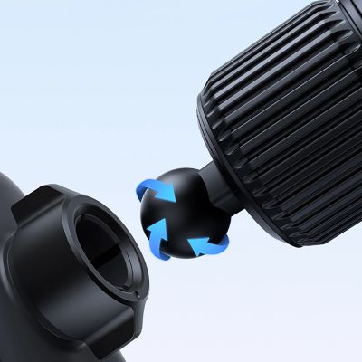 15. Baseus Metal Age 3 Car Phone Holder, Gravity, for Air Vent - Black