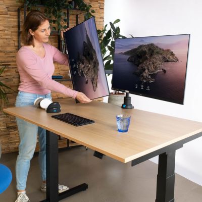 6. Monitor Mount R-Go Tools R-Go Monitorarm 0"–32" 2 TFT Max. 9 kg Caparo 4 Gas Spring Silver