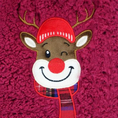3. XMAS RUBBER HOT WATER BOTTLE 2L RED