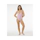 4. Women's RIP CURL Coastal Instinct Cheeky 1Pc Multicolor Swimsuit