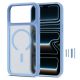 2. Tech-Protect Magmat Magsafe CC Case for iPhone 18 Pro / 17 Pro - Light Blue Matte