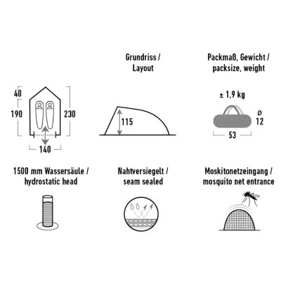 21. High Peak Frazer 200 Sleeping Bag 20095