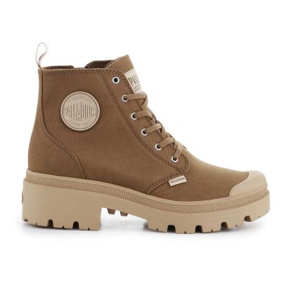 11. Palladium Pallabase Twill Butternut W 96907-204-M Shoes