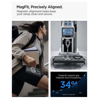 11. Spigen Optik Armor Pro MagSafe Case for Samsung Galaxy Z Fold 8 Ultra - Black