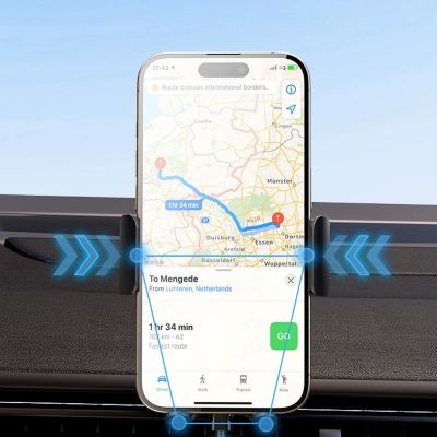 12. Wozinsky WUMID Car Dashboard Phone Holder with 15W Inductive Charger - Black