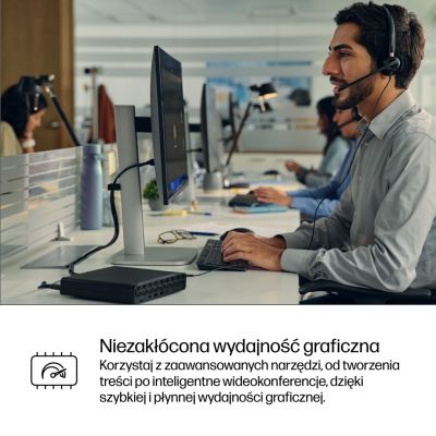 9. HP ProDesk 4 Mini G1i AI Intel Core Ultra 5 235T 16GB DDR5-SDRAM 512GB SSD Windows 11 Pro Mini PC AI PC Black