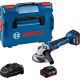 ANGLE GRINDER FI 125 18V-LI 2X5.0AH GWS BOSCH