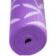 4. Anti-slip yoga mat 173x61x5mm flowers with purple bag EB FIT 1029405