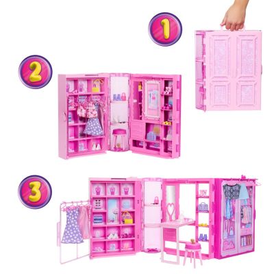 3. Barbie Wardrobe of Dreams 3.0 Set HXD59