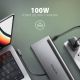 13. Axagon HMC-4KX3 Wired Docking Station USB 3.2 Gen 1 (3.1 Gen 1) Type-C Gray