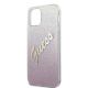 6. Guess GUHCP12MPCUGLSPI iPhone 12/12 Pro 6.1" pink/pink hardcase Glitter Gradient Script