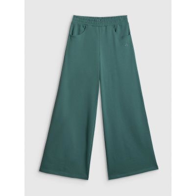 6. Women's wide-leg sweatpants 4F 4FRSS26TTROF2011-46S