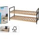 7. SHELVES SHOE RACK 2 LEVELS BAMBOO HOME & STYLING COLLECTION
