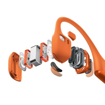 4. Shokz Openrun Pro 2 USB-C Wireless Bone Conduction Headphones Orange