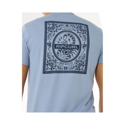 4. Men's T-shirt RIP CURL Desti Animals Tee blue
