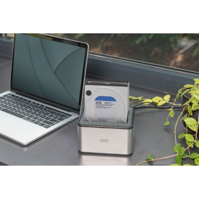 9. Digitus USB 3.0 Docking Station with Two 2.5"/3.5" SATA Hard Drives