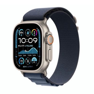 2. Tech-Protect Nylon Pro Strap for Apple Watch (44 / 45 / 46 / 49 mm) - Navy Blue