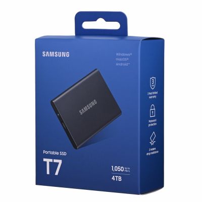 9. Samsung T7 4TB Gray SSD