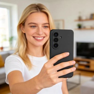 5. Tech-Protect Silicone MagSafe Case for Samsung Galaxy S26+ - Black