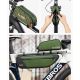 8. Rockbros TL004 ROAD TO SKY 0.7 l waterproof frame bag - green
