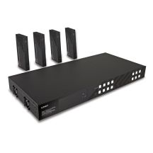 Lindy 38345 AV Extender AV Transmitter and Receiver Black