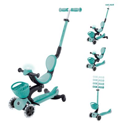 Scooter with ride-on seat GO•UP BABY 360 LIGHTS (844-210)