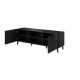 7. ABETO TV cabinet 150x42x52 black/gloss black