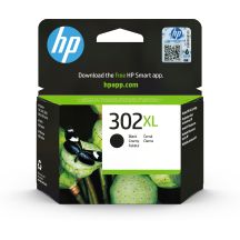 HP Black Ink Cartridge HP 302XL, HP302XL=F6U68AE, 480 pages, 8.5 ml