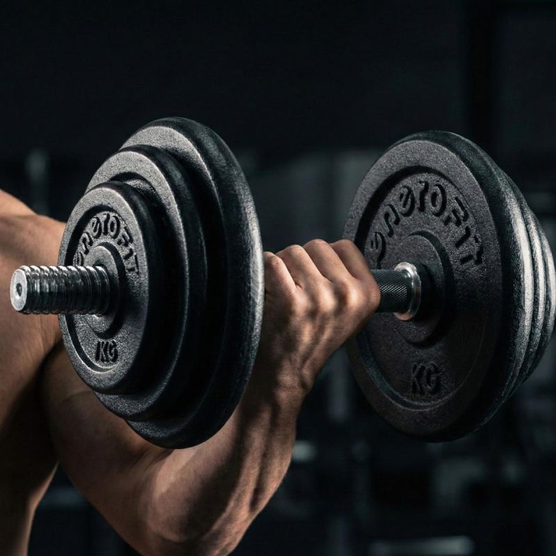 15. BLACK CAST IRON WEIGHT 1 KG ENERO FIT Ø26.5 1 PCS