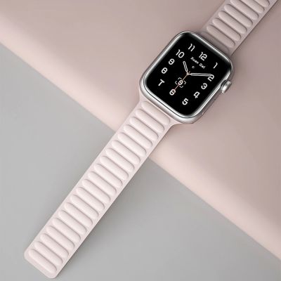 4. Magnetic Strap Magnetic Strap Bracelet for Apple Watch 41mm - Red