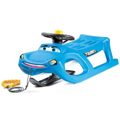 PLASTIC SLED CAR DRIVE CONTROL BLUE