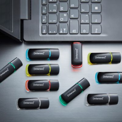 4. Intenso 3511551 USB Flash Drive 4GB USB Type-A 2.0 Black, Red, Green, Transparent, Yellow, Blue