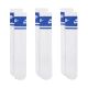 5. Nike Everyday Elevated Crew Socks 3 Pairs White and Blue IM7949 904
