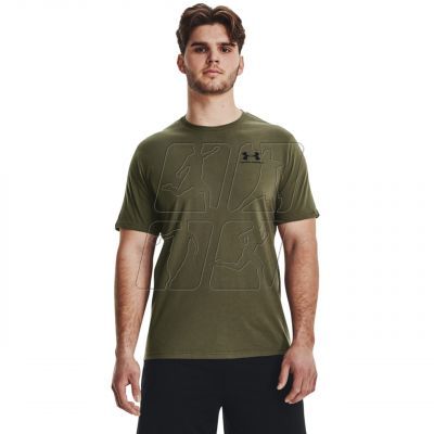 4. Under Armor Sportstyle Left Chest Ss M T-shirt 1326799 392
