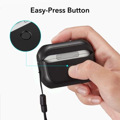 7. ESR Orbit Halolock with MagSafe for Apple AirPods Pro 1 / 2 - black