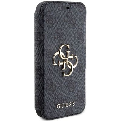 4. Guess 4G Metal Logo case for iPhone 15 Pro - gray