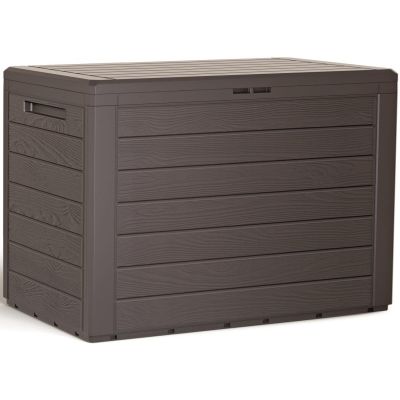 GARDEN BOX 190L BROWN WOODEBOX