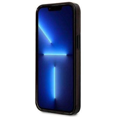 5. Karl Lagerfeld Gradient Ikonik Karl&Choupette Case for iPhone 13 Pro / iPhone 13 - Black