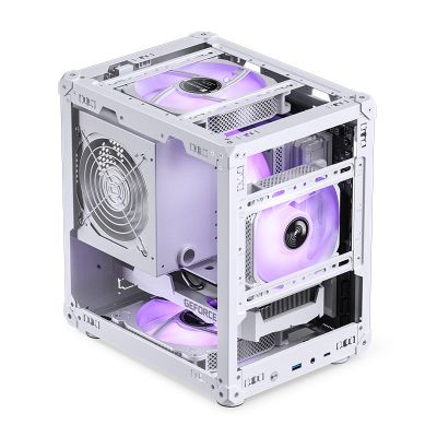 2. Jonsbo C6 Micro-ATX Computer Case - White