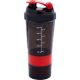 FITNESS SHAKER BOTTLE 500ML GRAY RED PURE 2 IMPROVE
