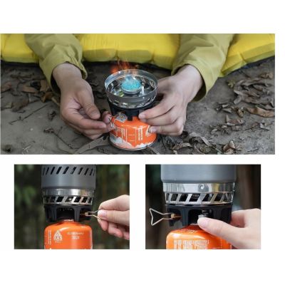 3. Qunature gas stove with black 600ml cup