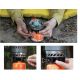 3. Qunature gas stove with black 600ml cup
